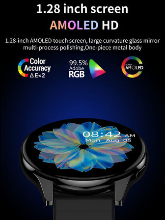 Smartwatch PRO – Pulsmåler, sportstilstande og magnetisk opladning