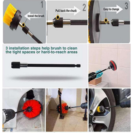 Boremaskine rengørings- og poleringssæt - 22 dele