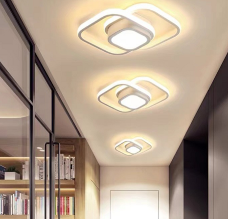 2 stk. Loftlampe Hvid Firkantet – 36W LED dæmpbar