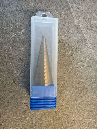 3 stk. Trinbor 4-32 mm titanium belagt kuglelejestål