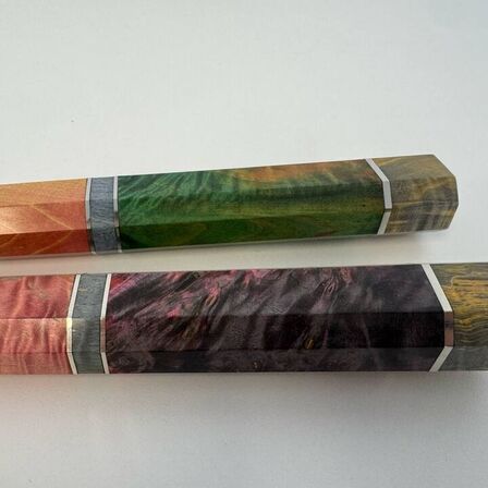 2 stk. Kokkekniv - Ottekantet Wa-håndtag