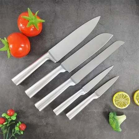 Kokkeknivsæt med 5 dele – Rustfrit stål