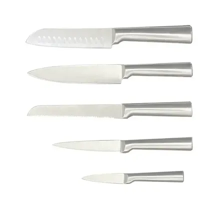 Kokkeknivsæt med 5 dele – Rustfrit stål