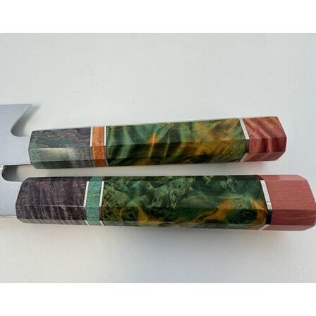 2 stk. Kokkekniv - Ottekantet Wa-håndtag