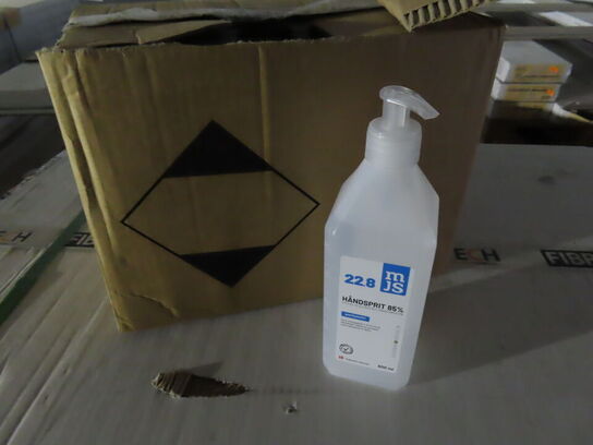 12x600ml. flydende håndsprit 85%
