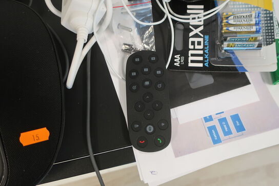 Konference telefon LOGITECH med kamera og fjernbetjening