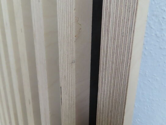 5 stk. kraftige akustikpaneler i krydsfiner