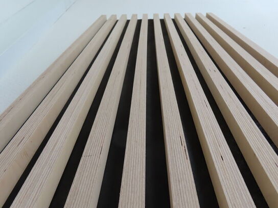 5 stk. kraftige akustikpaneler i krydsfiner