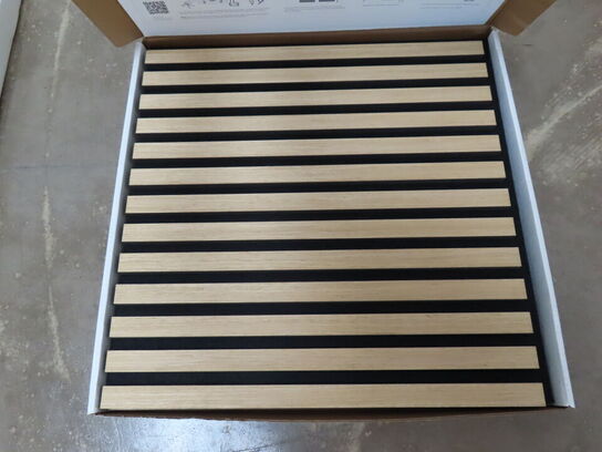 8 stk Akustikpanel 52x52 cm. (4 kasser)
