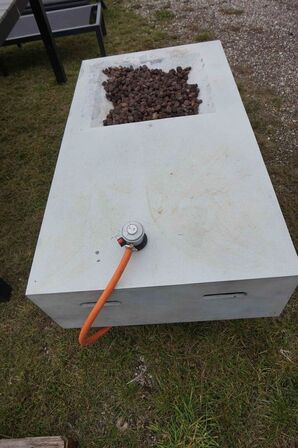 Pizzo terrassebord/varmer til gas 