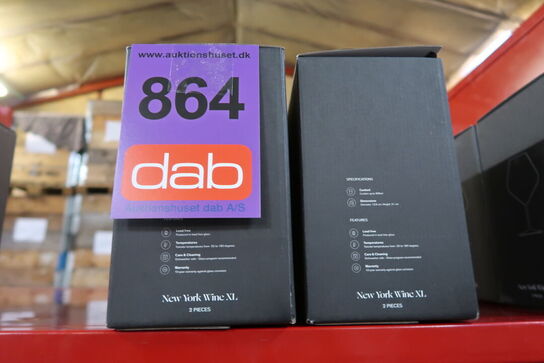 2 pk. Frederik Bagger New York XL vinglas 89 cl 2 stk.