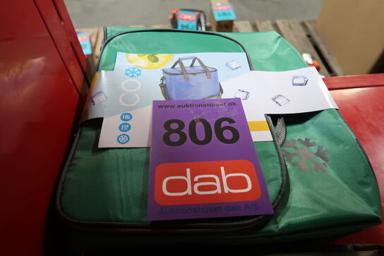 3 stk. Cool Køletaske med Skulderstrop 18 L, Grøn