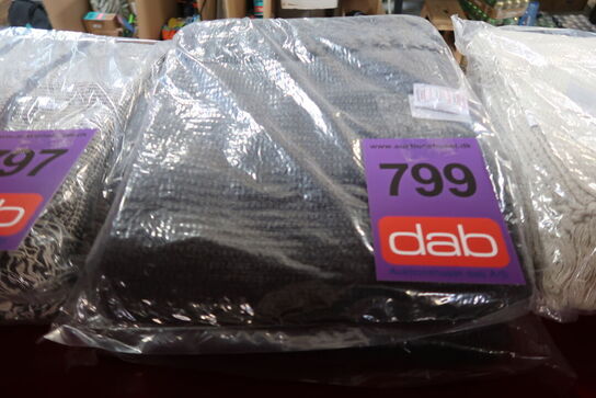 2 stk. DACORE Plaid 125 x 150 - grå