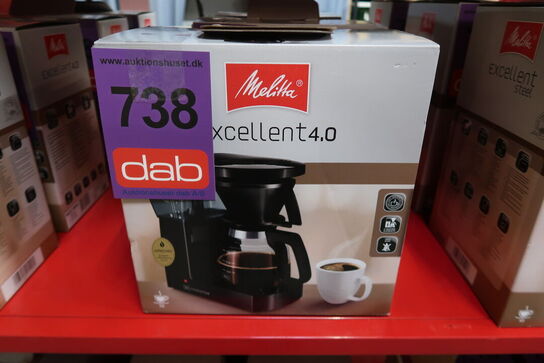 Melitta Excellent 4.0 kaffemaskine sort 10 kopper