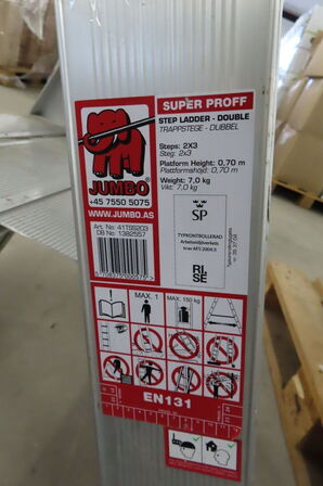 2 stk. Trappestiger JUMBO