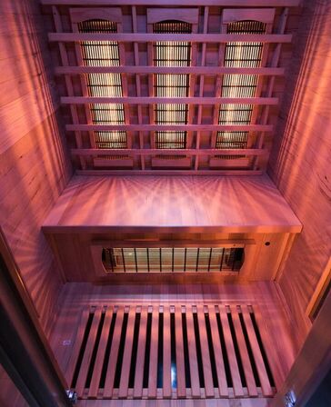 3-pers. Infrarød Sauna SUNBATH SAUNA RD4 Sort