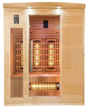 3-pers. Infrarød Sauna SUNBATH SAUNA RD4 Sort