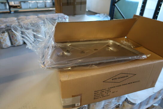 6 stk. låg FOODPAN LID