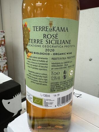 44 fl. Terre di Kama Rosé 2020 DOC Sicilia BIO