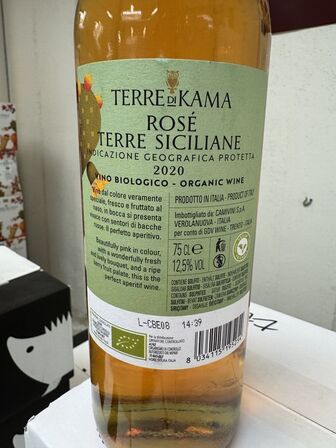 48 fl. Terre di Kama Rosé 2020 DOC Sicilia BIO
