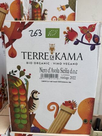 60 fl. Terre di Kama Nero d'Avola 2022, DOC Sicilia ØKO