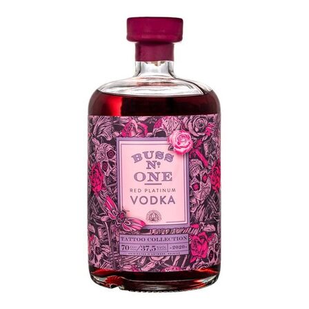 1 fl. BUSS No. One - Belgian Red Platinum Vodka 375%