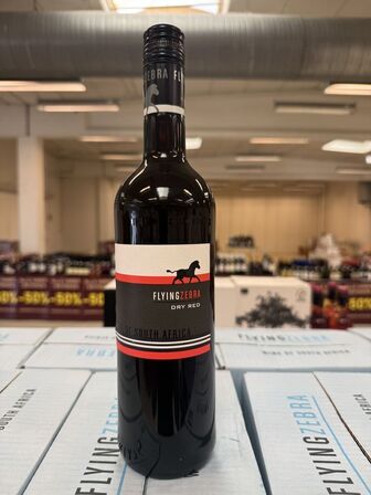 30 fl. Flying Zebra Dry Red Blend