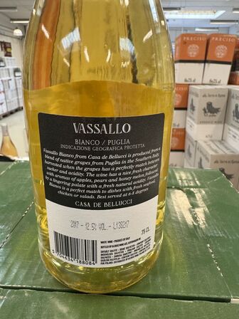 16 fl. Vassallo Bianco