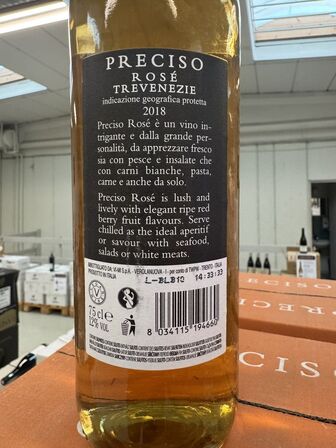 35 fl. Terre Siciliane 2018 Rosé Trevenezie