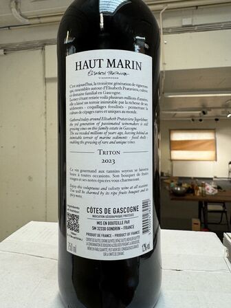 25 fl. Triton' 2023 IGP Côtes de Gascogne, Haut Marin