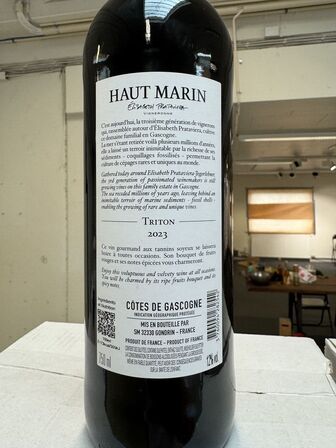 30 fl. Triton' 2023 IGP Côtes de Gascogne, Haut Marin