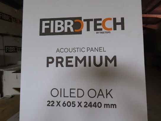 10 stk. Akustikpaneler Premuim - sort filt/Oiled Oak
