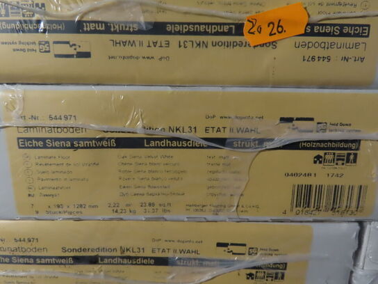 20 kvm. Laminatgulv - Oak Siena Velvet White