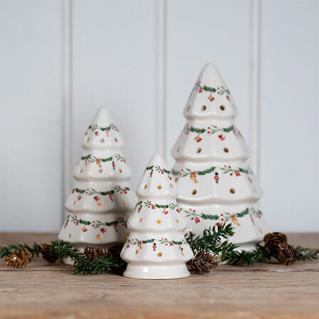 2 pk. Det Gamle Apotek juletræ med LED lys 3 stk.