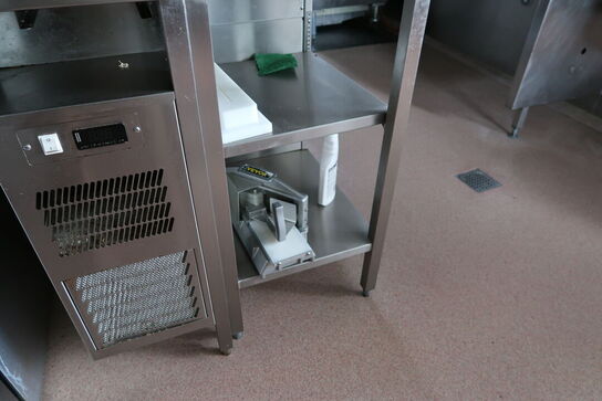 Rustfri stålbord uden paninigrill