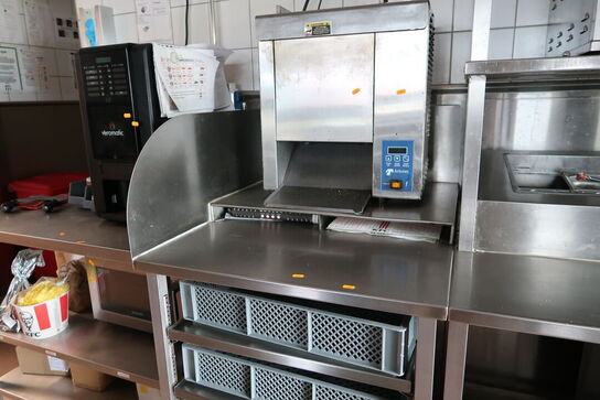 Rustfri stålbord uden brødrister