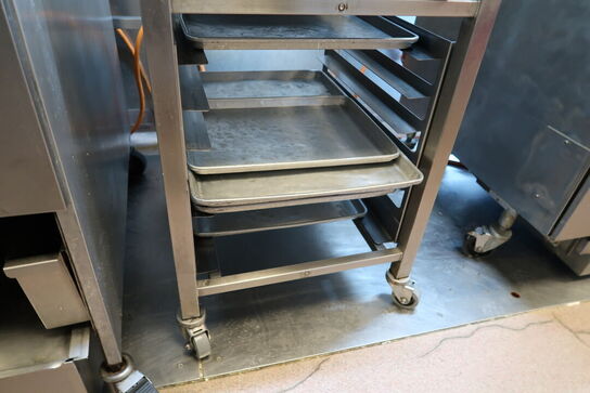 Rustfri stålopbevaringsbord