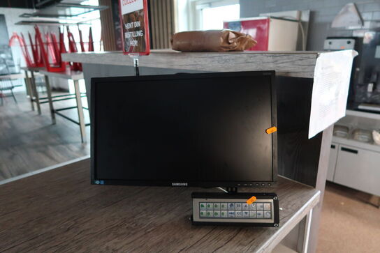 Computerskærm SAMSUNG S22E450 med betjeningspanel