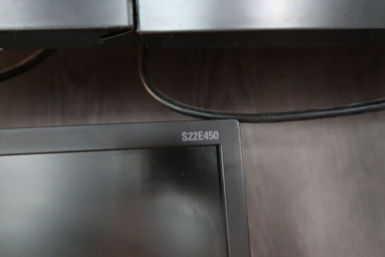 Computerskærm SAMSUNG S22E450 med betjeningspanel