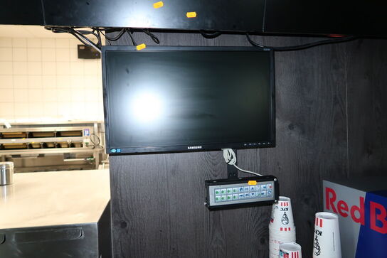 Computerskærm SAMSUNG S22E450 med betjeningspanel