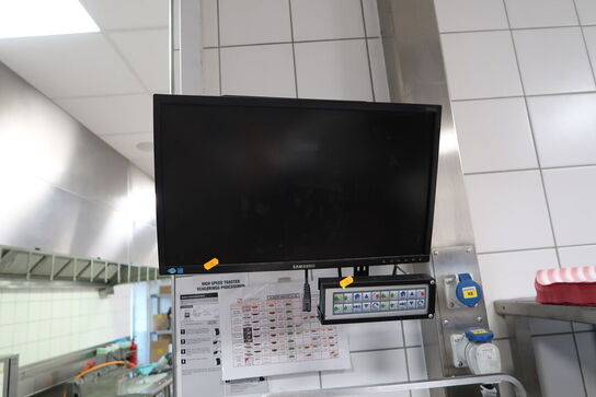 Computerskærm SAMSUNG S22E450 med betjeningspanel