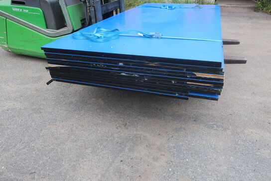 13 stk. plader
