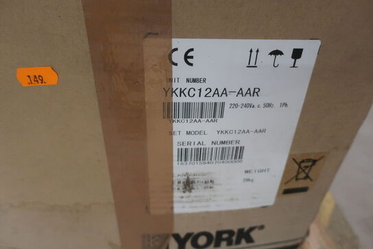Airconditionanlæg YORK kun inderdelen (ubrugt)