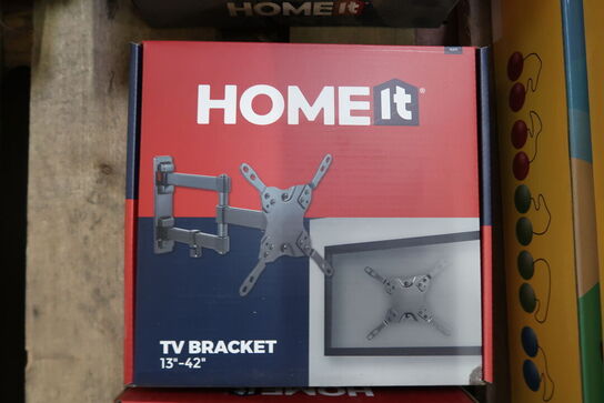 2 stk. Home>it Extendable/tiltable TV mount 13-42" 20 kg 20 kg