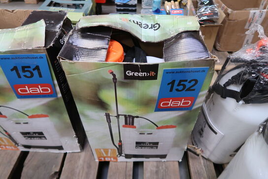 Rygsprøjte med pumpe, 16 liter