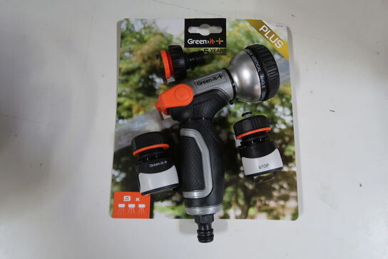 Brusepistolsæt Plus 4 dele samt flexvandslange med sprøjtepistol 22,5 meter