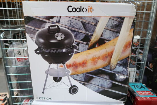 Kuglegrill 47 cm. med askebakke