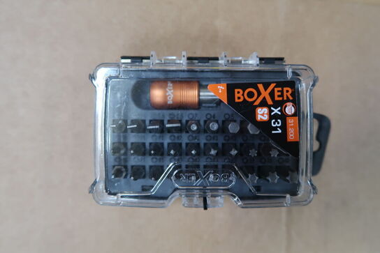 5 pk. Boxer® bitssæt i praktisk boks S2 Stål 31 dele