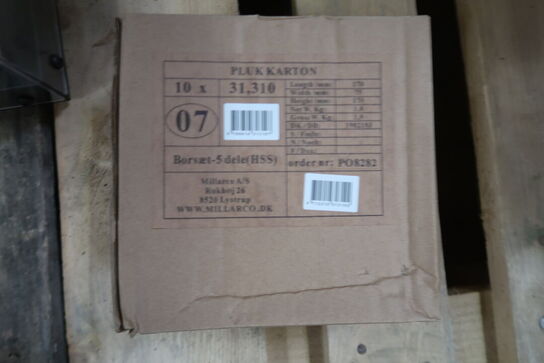 10 pk. Boxer® HSS Borsæt 5 dele