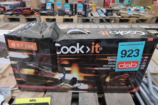 Cook>it® rotisseri til kuglegrill Ø57 x 12 cm